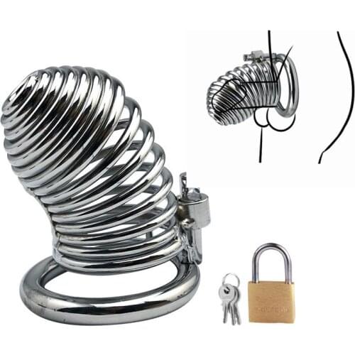 3 rings choose metal bird cock cages Chastity Devices BDSM bondage restraint penis ring lock male sex toys for man