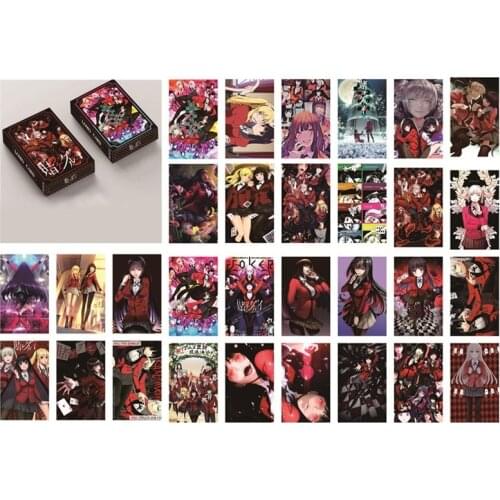 30 Pcs/box Anime Hunter X Hunter Postcard Toy Demon Slayer Jujutsu Kaisen Haikyuu Magic Paper Collection Lomo Card Gifts
