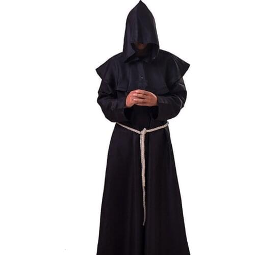 Plague Doctor Cosplay Costume Cloak Steampunk Medieval Hooded Robe Mask Plague Role Play Outift Adult Halloween Fancy Dress