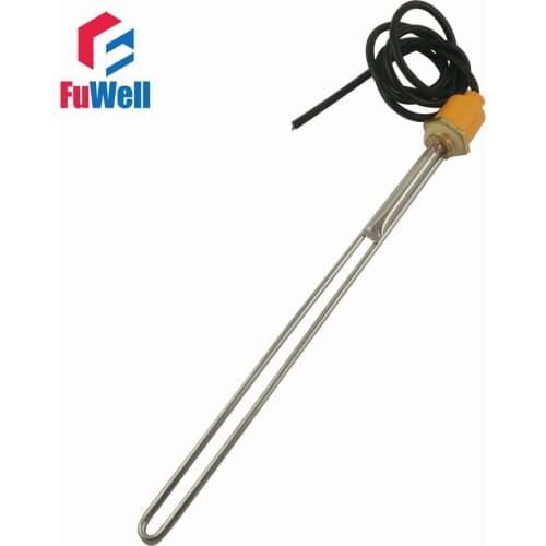 Stainless Steel Solar Heating Tube Element 220V 1.5KW Electric Water Heater Pipe