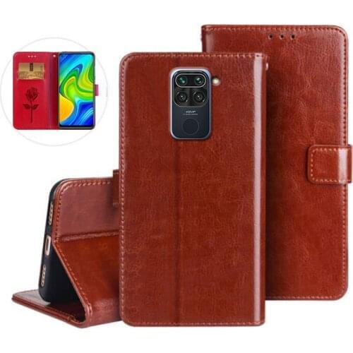 Phone Cover For Xiaomi Redmi Note 9 Case Flip PU Leather Wallet Stand Capa For Redmi Note 9 Fashion Protective Shell Bags Case