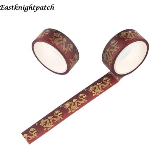 E2434 Cartoon Dragon Washi Tape Scrapbooking Adhesive Tapes Paper Japanese Stationery Sticker Decorative