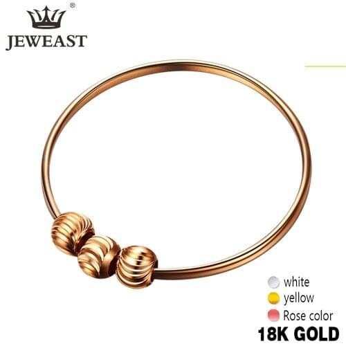 JYM 18K Gold Pure Gold Ring Real 18K Gold Solid Gold Rings Beautiful Upscale Trendy Classic Party Fine Jewelry Hot Sell New 2020