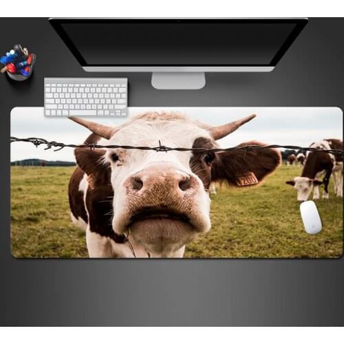 Pasture Cow Baby Mousepad Has High Quality Lock Side Non-slip Pad Computer Mousepad Game Player Professional Table Mause Pad