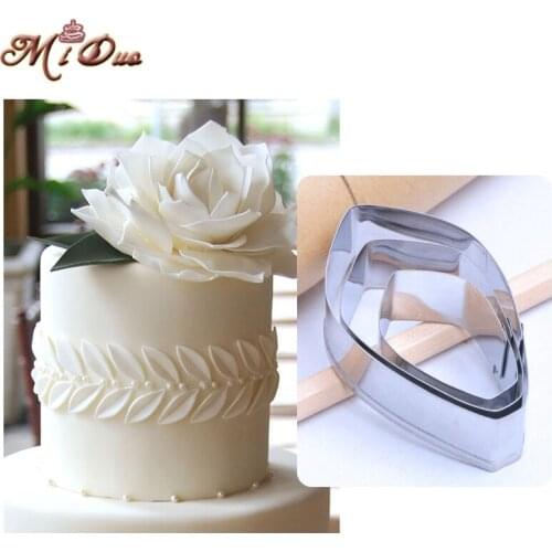 Surgar Gardenia Jasminoides Petals Cutter Flower Petal Cutter Gum Paste Flower Stainless Steel Cutter