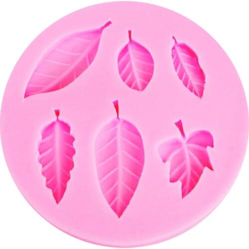 Leaf-Shaped Molded Silicone Fondant Flowers Die Sugar Art Tools DIY Cake Decorating Toolsa A079