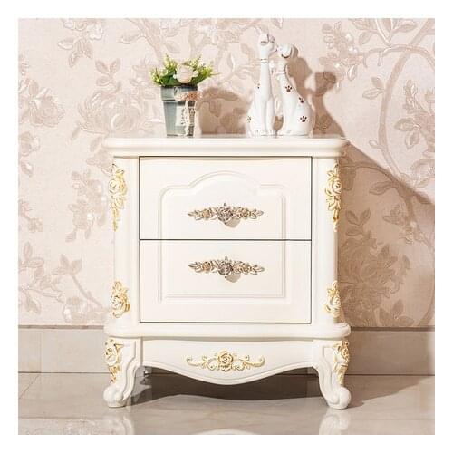 Furniture solid wood bedside table night stand mesitas de noche side table bedroom
