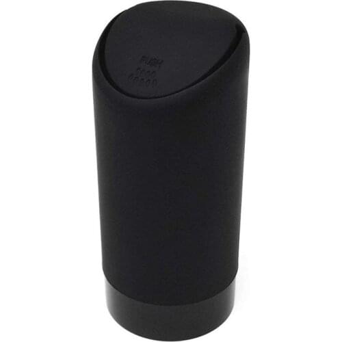 Mini Trash Can with Lid for Car Cup Holder | Washable Silicone Automotive Kitchen and Office Mini Dust Holder Litter Rubbish Bin