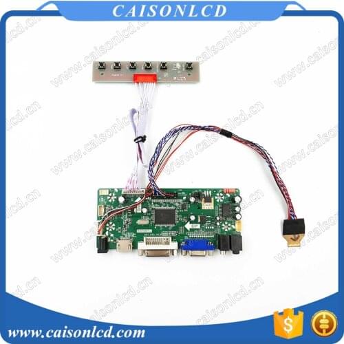NT68676 LCD controller board support DVI VGA AUDIO for LCD panel 7 inch 1280X800with led driver board LCD panel repair