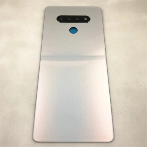 Original Battery Cover For LG Stylo 6 K71 Q730 Q730AM Q730TM Glass Battery Door Back Cover Housing Repair Parts With Camera Lens
