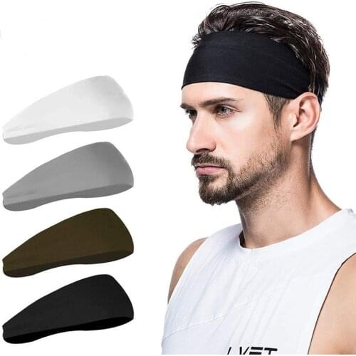 Absorbent Cycling Yoga Sport Sweat Headband Men Sweatband For Men and Women Yoga Hair Bands Head Sweat Bands Sports Safety