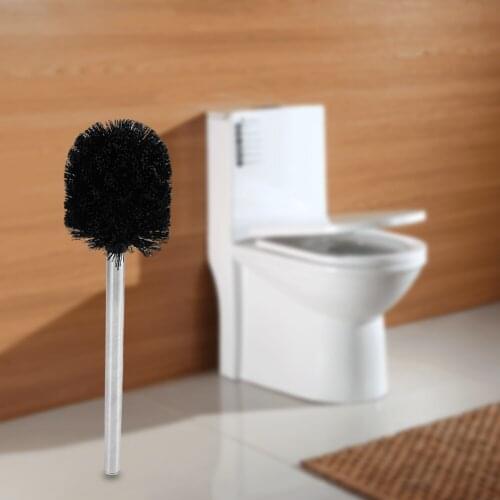 Portable Toilet Brush Durable Home Use Bathroom Stainless Steel Accessories Long Handle Cleaning Tool