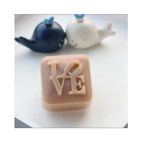 Love Silicone molds Love soap mold wedding silicone soap molds wedding silica gel die letter Aroma stone moulds candle mould