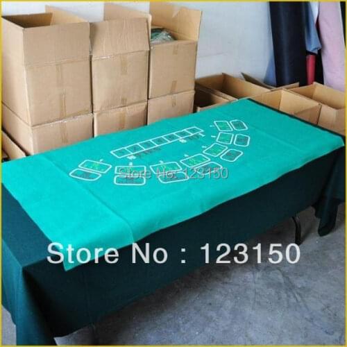 ZB-009 Non-woven fabric Texas Holdem Table Cloth for Baccarat game