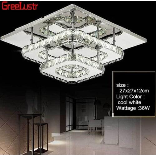 Modern Surface Mounted Led Ceiling Light Fixtures Mirror Chrome Lustre For Living Room bathroomlight Indoor LED Ceiling Lamp
