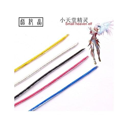 TPU litz silver plated 7NOCC fever cable 16core OD:0.9MM 19awg 4colors 6meters