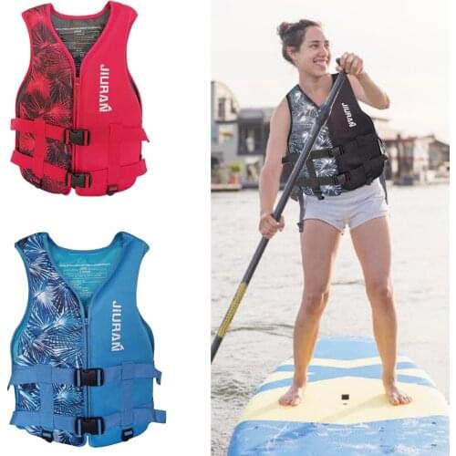 XS/S/M/L Universal Outdoor Swimming Boating Skiing Driving Vest Survival Suit Polyester Life Jacket For Adult Children