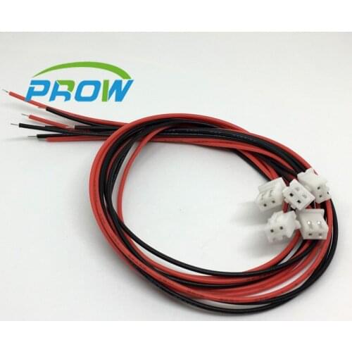 XH2.54 2P XH 30cm 300mm Single head Ribbon cable electronic 1007 26AWG dupont Wire harness Pure copper A
