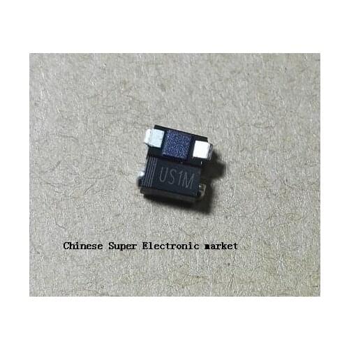 10PCS SMD US1M UF4007 1A/1000V