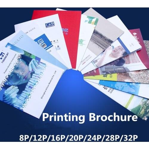 Printing Beochure 1000PCS/LOT Printing Fold Brochure Product Card Flyer Wedding Album Personality Made Fedex Free Shipping