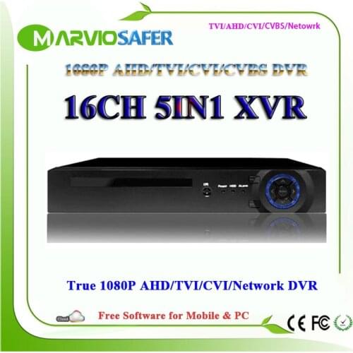 16ch 16 Channel Full HD Real 1080P 2MP AHD-H AHD TVI CVI DVR AVR TVR HVR XVR CCTV Camera Recorder Video System Recording