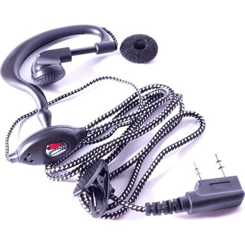 2PIN High Quality Earpiece Headset Microphone For Two Way Radio Earphone Handheld Security Walkie Talkie