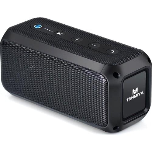 TOPROAD 30W Bluetooth Speaker Waterproof IPX5 Portable Wireless Stereo Column Outdoor Big Power Bass Speaker Support TF card AUX