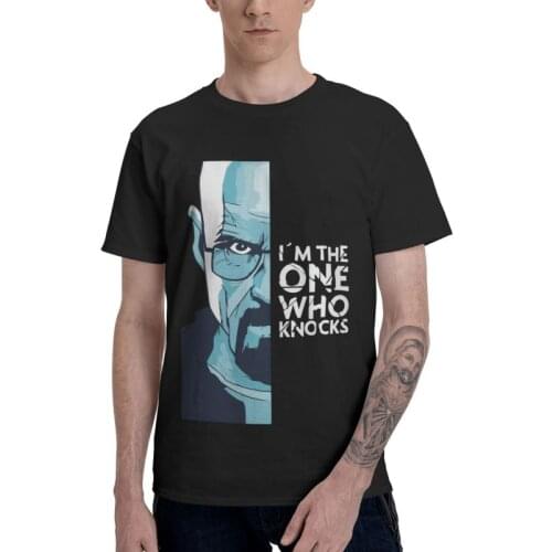 Heisenberg Breaking Bad T-shirt Men Fashion T Shirt Short Sleeve Jessie Pinkman Walter White Saul Goodman Tshirts Cotton Tee Top