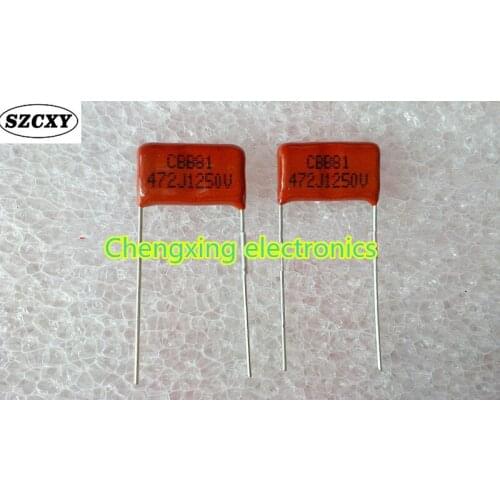 Home furnishings CBB capacitors 472J K 0.0047UF 4n7 1250V P=15MM