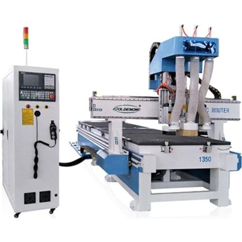 Cnc machine woodworking wood cutter 3d furniture making machine machinery with double head