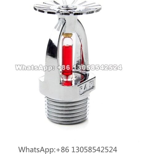 DN15 Pendent Fire Extinguishing System Protection Sprinkler Head, 141 Degree Celsius Upright Fire Sprinkler Head