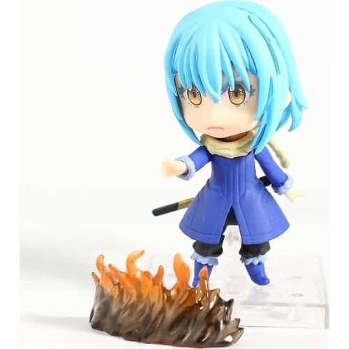 Anime That Time I Got Reincarnated as a Slime Action Figure Rimuru Tempest 1067 Change Face Q Version PVC Collection Model Toys