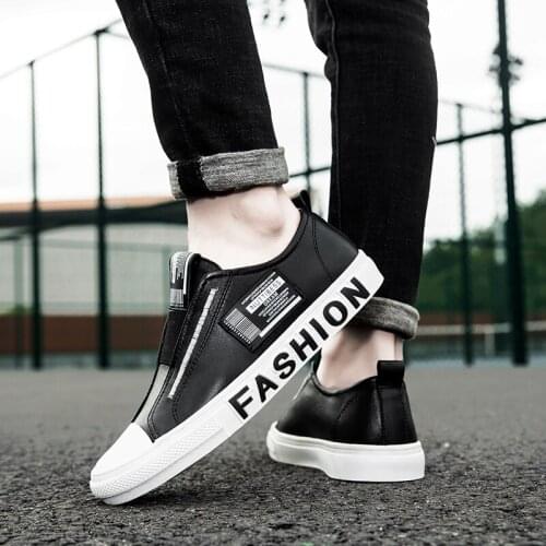 Quality Mens Shoes Casual Sneakers Men Genuine Leather Loafers Spring Autumn Mens Slip on Shoes Fashion Male Walking Footwear
