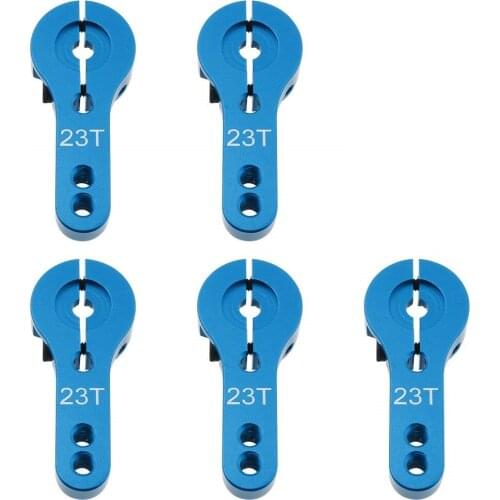 5Pcs 23T Metal Servo Arm Horn with Screws for 1/10 RC Car Parts Accessories