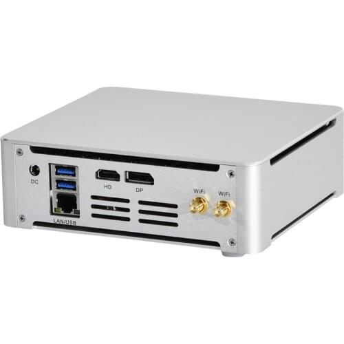 Support NVME M.2 DDR4 FAN Mini PC with Intel Quad core i7 7820HK i5 7300HQ Mini Computer DP HDMI LAN 8Mb Cache Packet Desktop PC