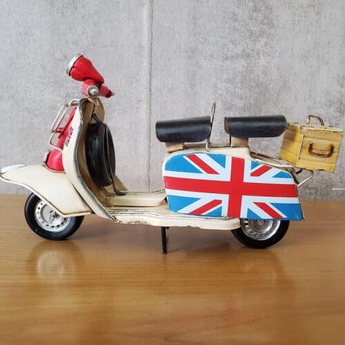 Modelmotorcycle Modelcar Model Scoote Access Ironwork Retro Crafts Handmade Collection Handicraft Decorations Gifts Souvenir
