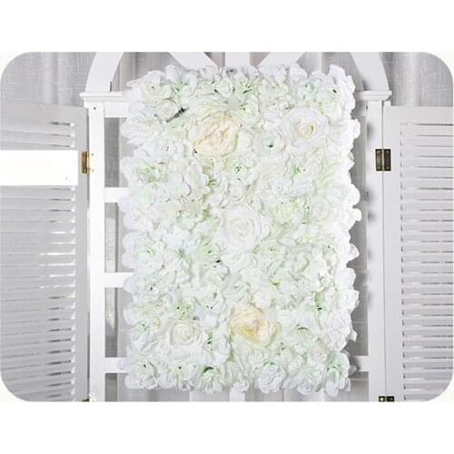 New Arrival 240x240cm Upscale Rose Hydrangea Flower Wall Set with Stand DIY Wedding Background Decorations