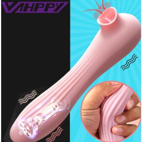 Nipple Sucker Oral Sex Licking Tongue Vibrator Sucking On Clitoris G spot Vagina Stimulation Dildo Vibrators Sex Toys For Woman