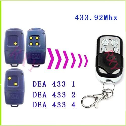 DEA 433-1 433-2 remote control 433.92mhz gate garage door DEA 433.92mhz remote contorl