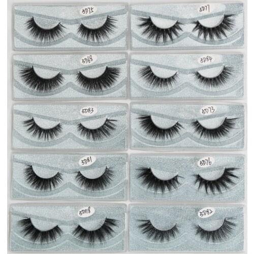 New 1pairs natural false eyelashes fake lashes long makeup 3d/5d mink lashes eyelash extension faux mink eyelashes for beauty