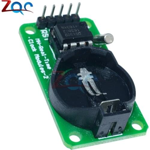 2pc RTC DS1302 Real Time Clock Module Development Board CR2032 AVR ARM PIC SMD for Arduino Compatible with UNO MEGA 2560 3.3V 5V