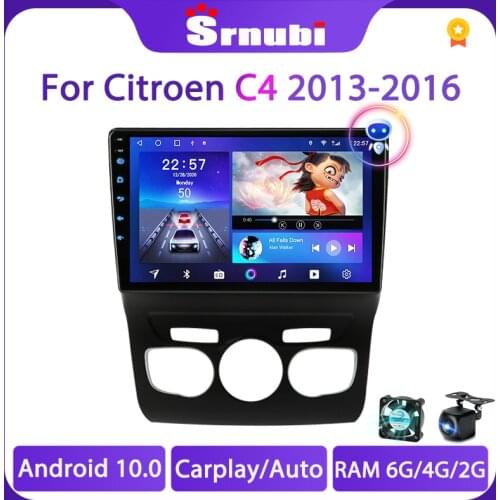 Android 10 Car Radio Multimedia Video Player for Citroen C4 2 B7 2013 2014 2015 2016 GPS Navigation 2 Din Carplay 4G RDS DSP DVD