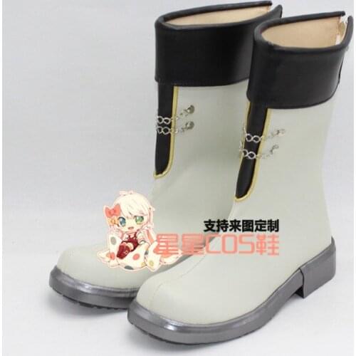 Tsukiuta Six Gravity Uduki Arata Adult Halloween Cosplay Shoes Boots X002