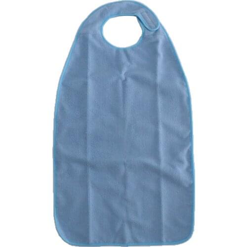 Waterproof Adult Terry Cloth Mealtime Bib Disability Apron Washable