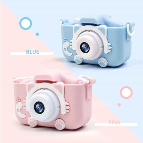 X5S 2.0'' 20MP Mini Kids Camera IPS Screen HD 1080P Children Digital Photo Camera Toy with 600mAh Lithium Battery Christmas Gift