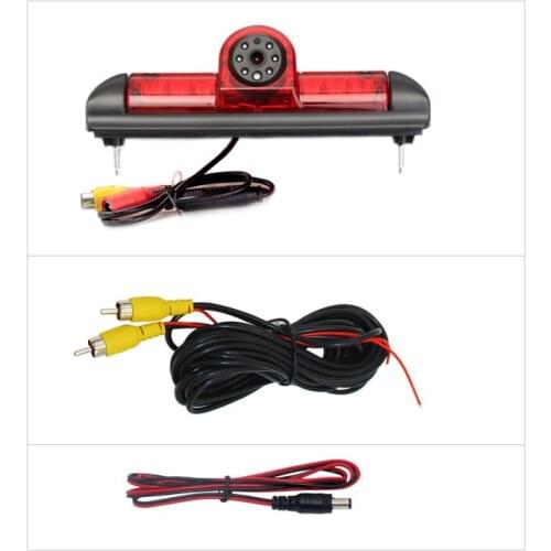 Reverse Camera And Brake Light For Fiat Ducato Citroen Relay Peugeot Boxer Night Reversing Auto Parking Monitor Video