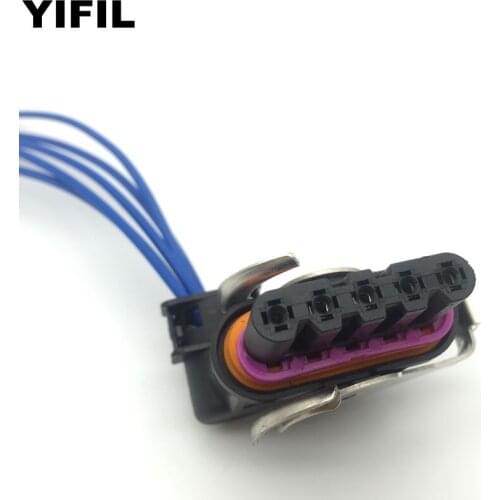 1pcs/lot 5 Pin/Way Automotive Engine Harness Connector Generator Plug With Wire Cable Pigtail For BOSCH 18242000000