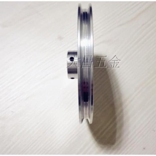 1PCS Aluminum Alloy Misumi round belt pulley Japanese type spindle motor drive belt wheel diameter 100mm