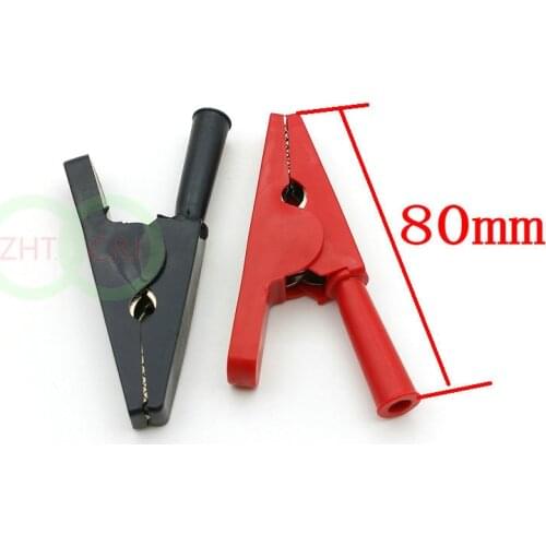 NEW Copper Alligator clip FOR 4mm BANANA PLUG test probe MAX 2000V 50A