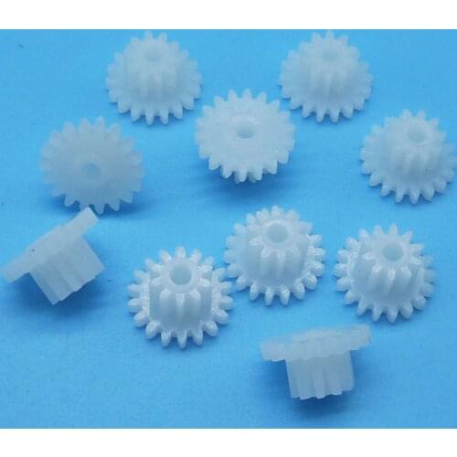 18102A 0.5M Double Layer Gear 18 Teeth/ 10 Teeth POM Plastic Gear DIY Model Toy Accessories Module 0.5 (10PCS/LOT)